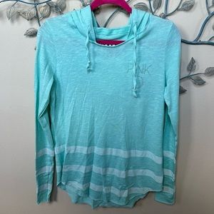 ❤️PINK Victoria’s Secret mint green hoodie EUC XSmall CLEARANCE